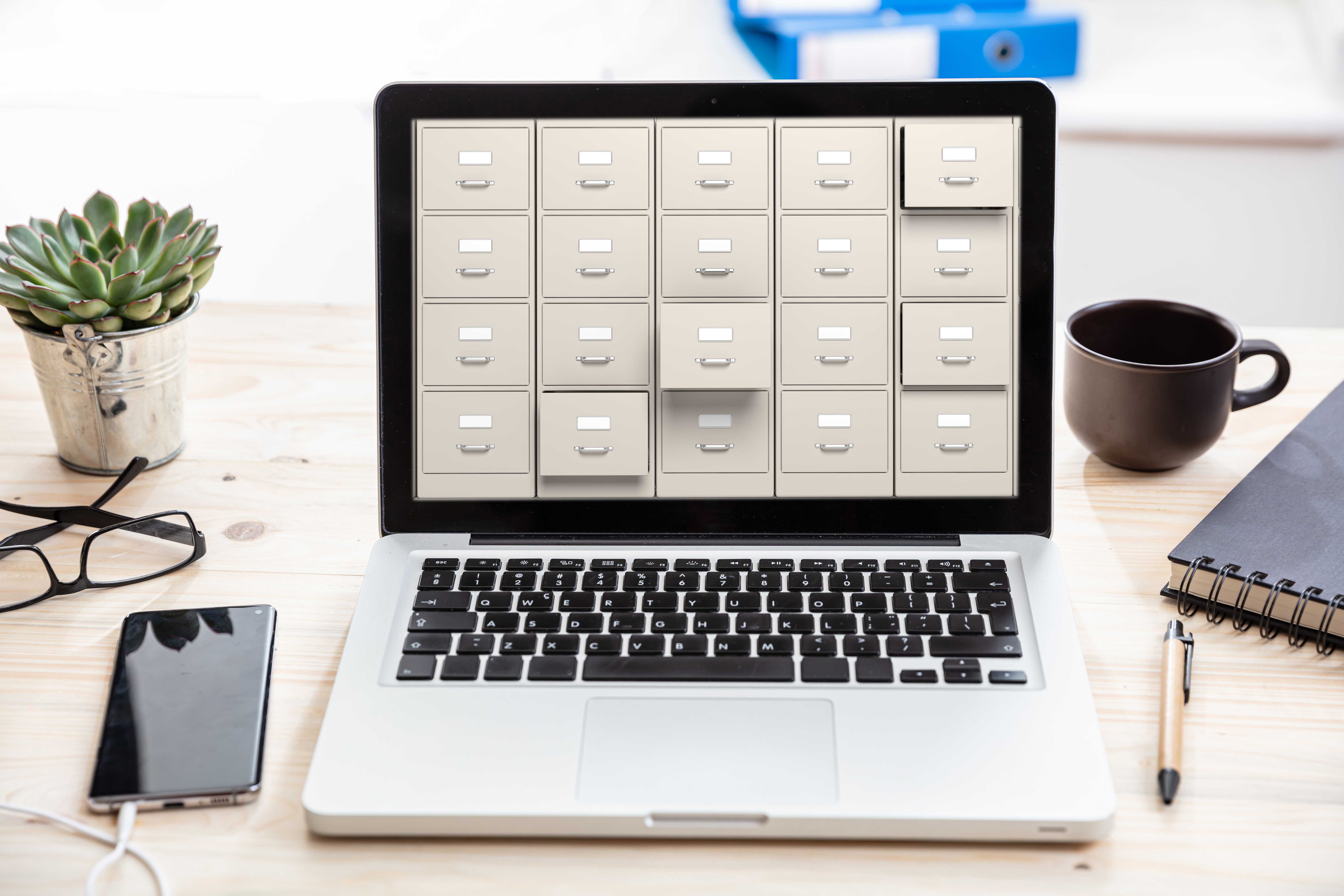 Electronic file cabinet 