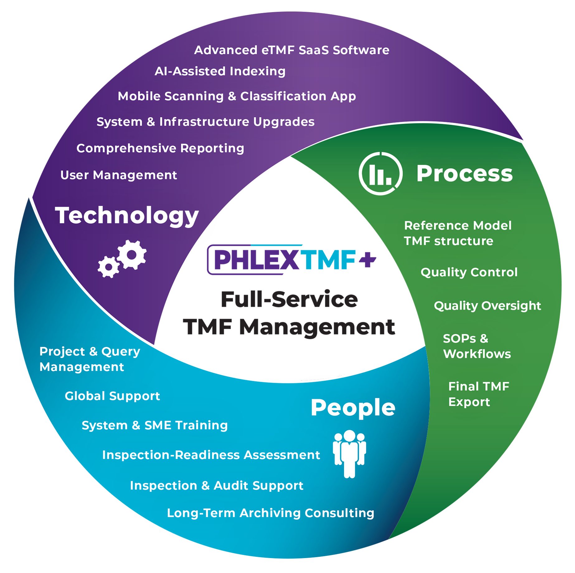 PhlexTMF+ Circle Graphic